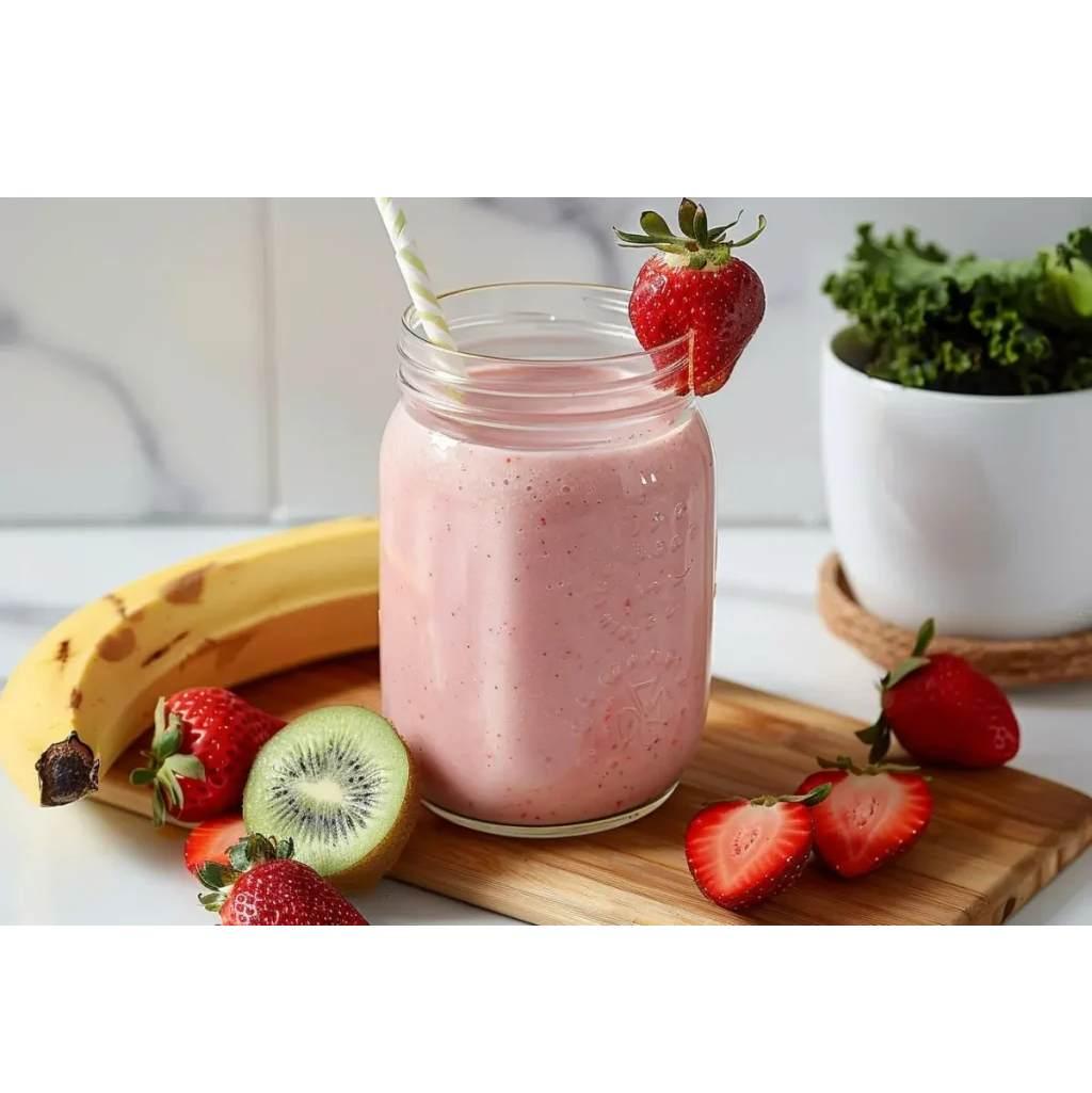 Cocktail Banané & Fraise