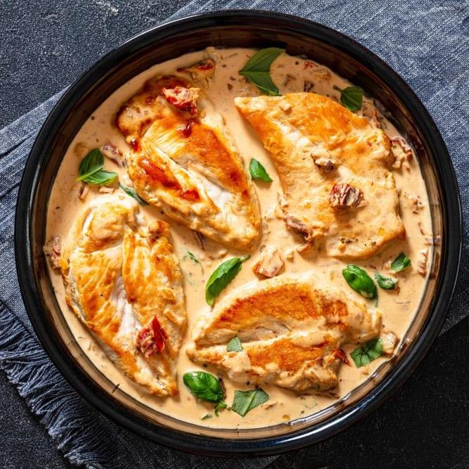 Plat Escalope à la Créme