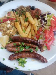 Plat kafteji merguez