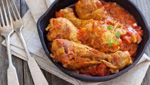 Pilon de Poulet à la Basquaise