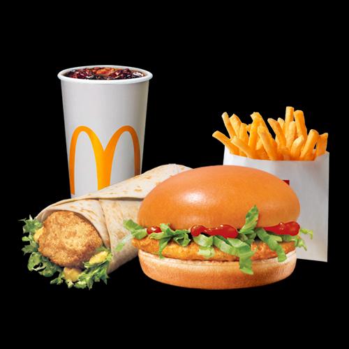 Duo Mabrouk : P'tit Wrap + Chickenburger