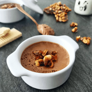 Mousse au Chocolat & Cacahuètes Pralinés