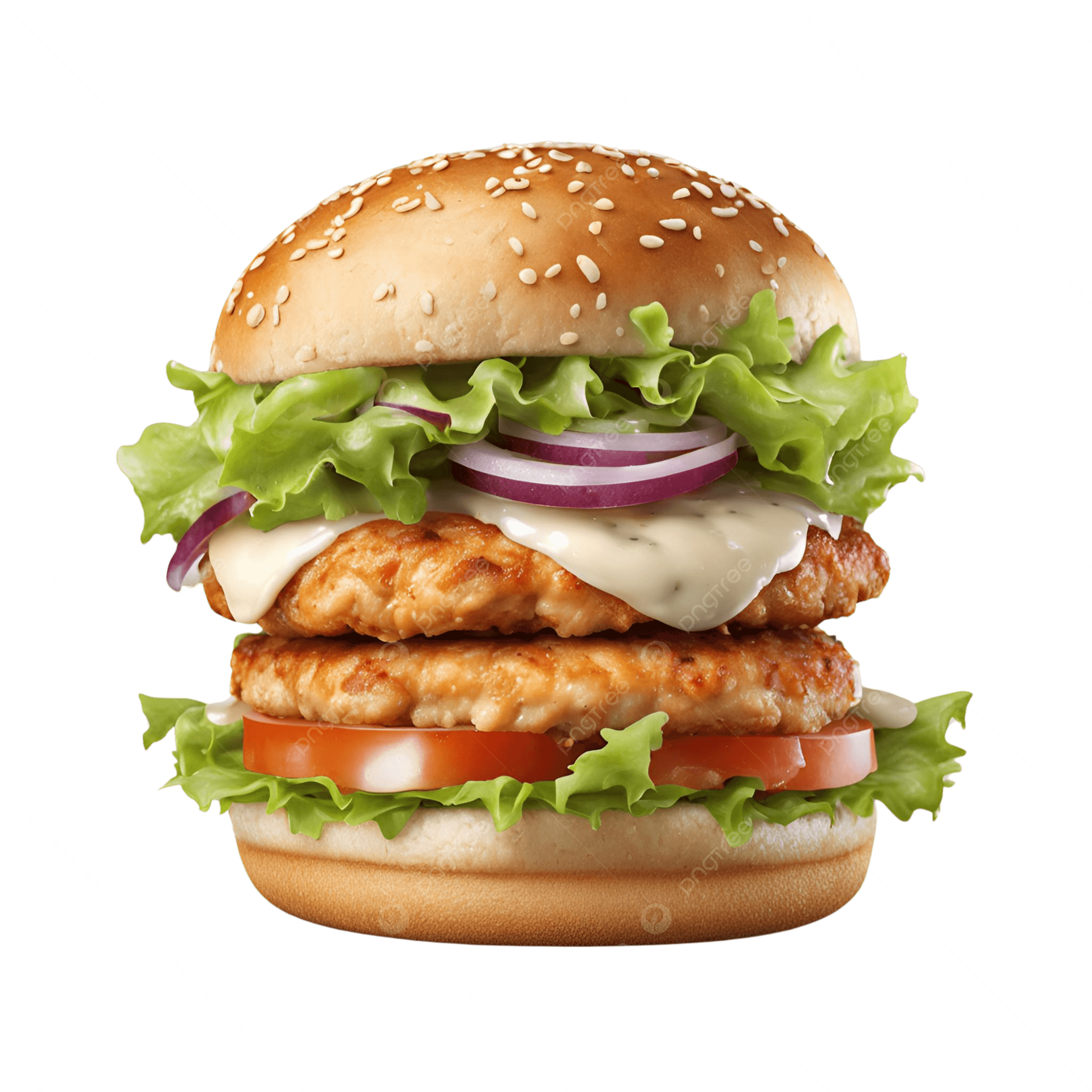 Double Chicken Burger