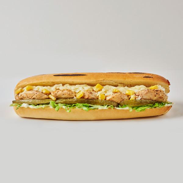 Sandwich Poulet Mariné Créme Fraîche