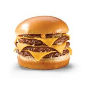 Triple cheese burger
