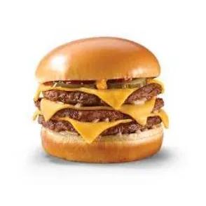 Triple cheese burger