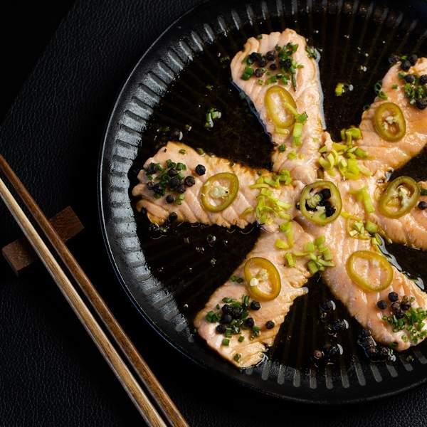 Carpaccio Saumon Tataki