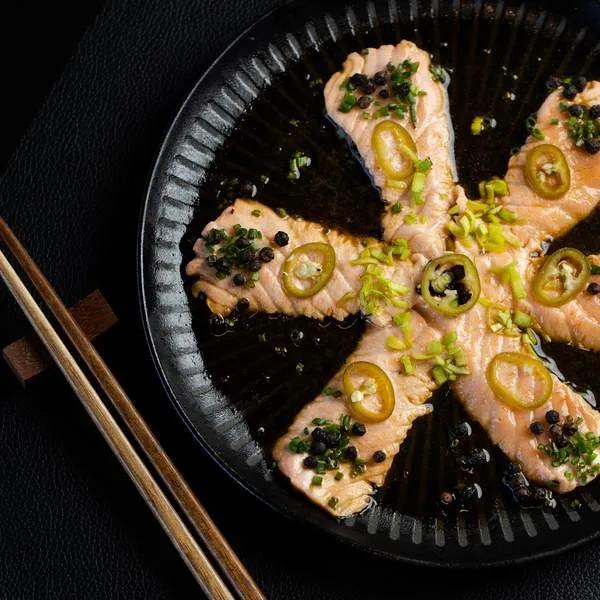 Carpaccio Saumon Tataki