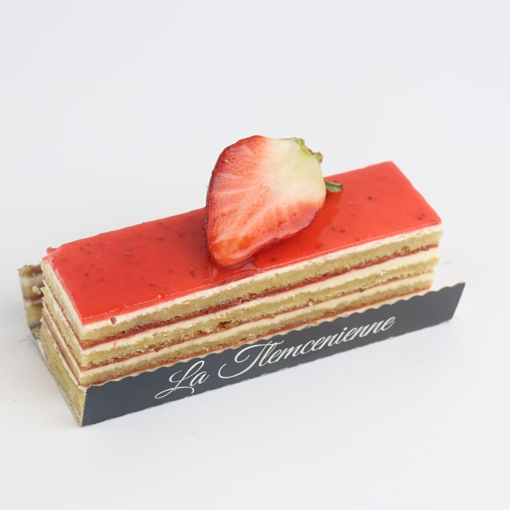 Tranche Biscuit Fraise