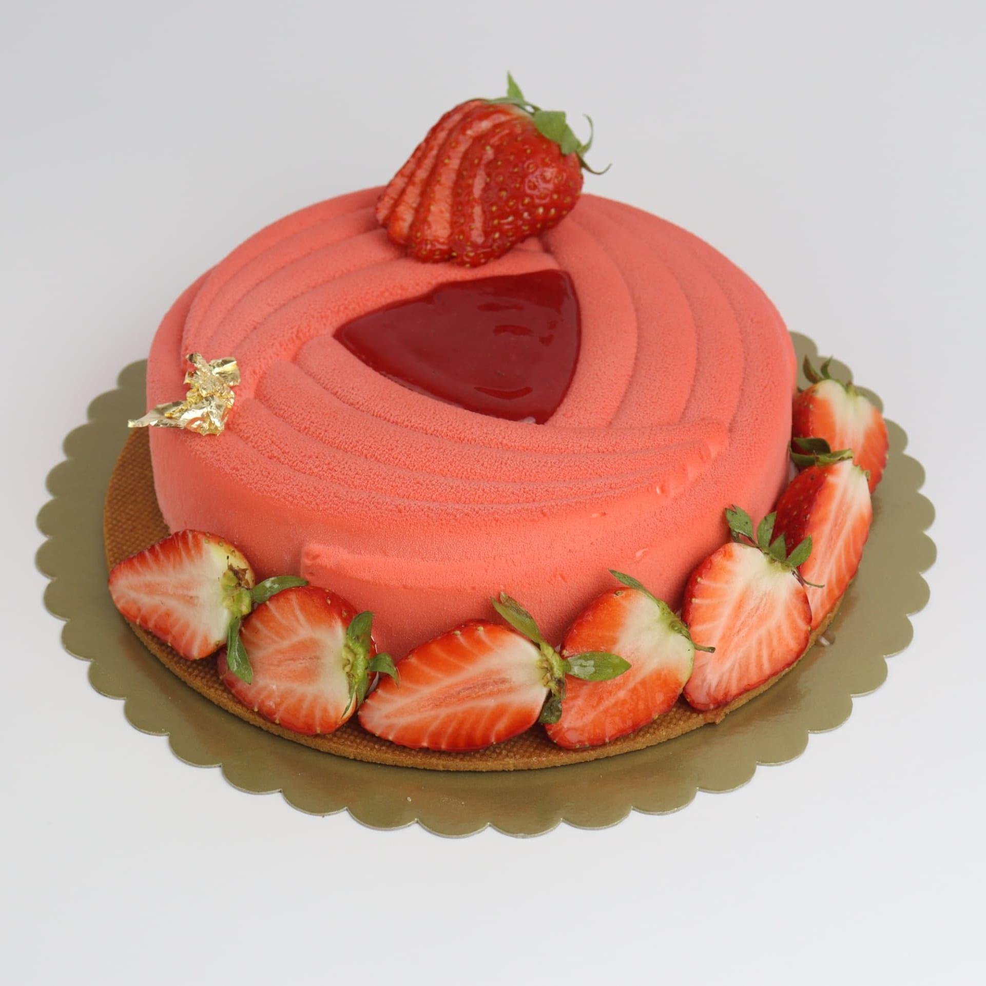 Fraisier aux Amandes