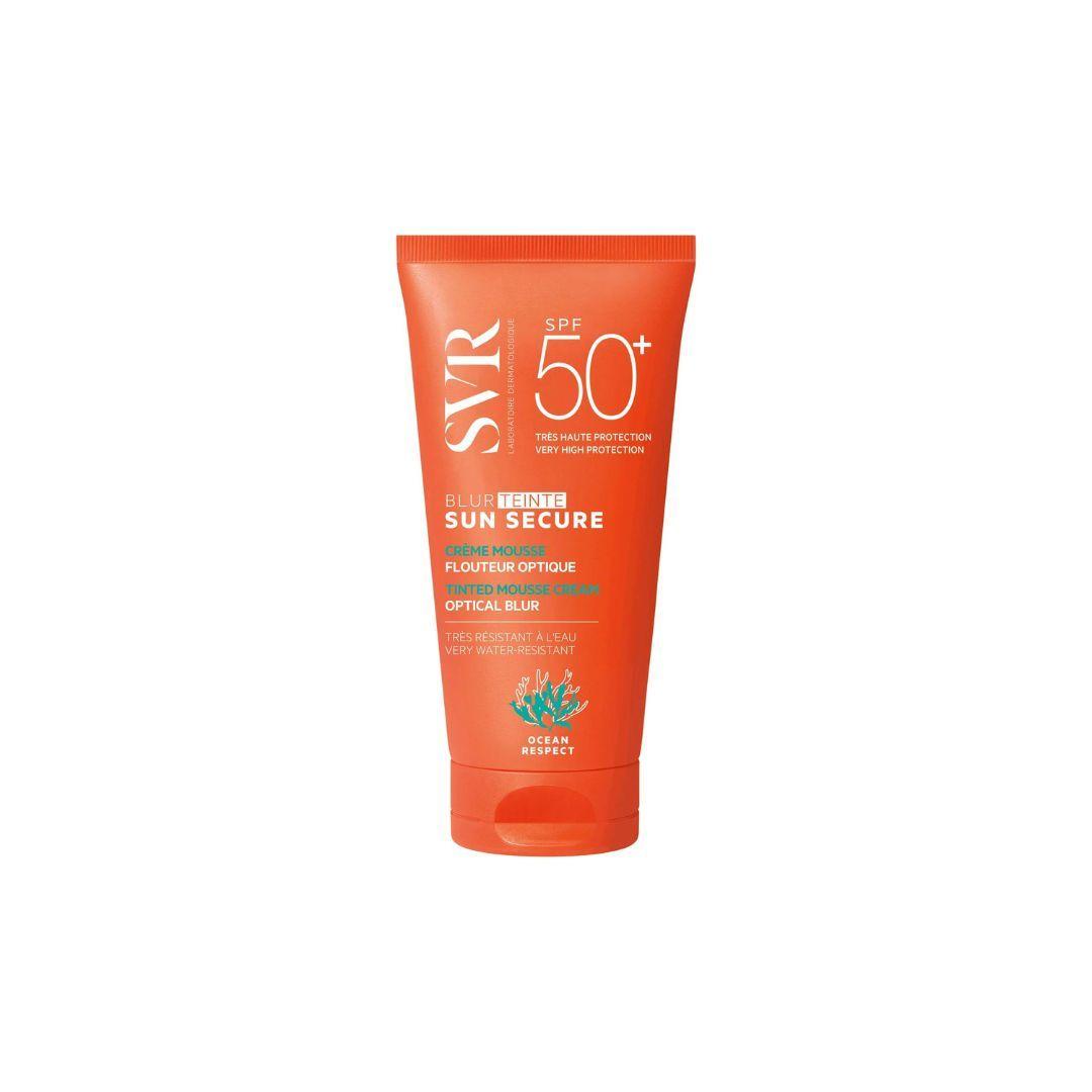Svr Sun Secure Blur Creme Mousse Flouteur Optique Invisible Spf50 50ml