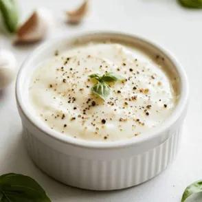 Plat Sauce À L'ail