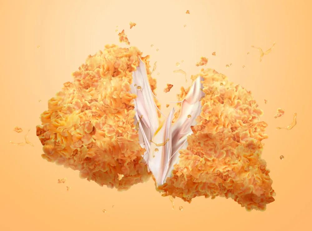 Escalope de Poulet Pané au Fromage