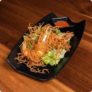 Crevettes en Robe de Vermicelles