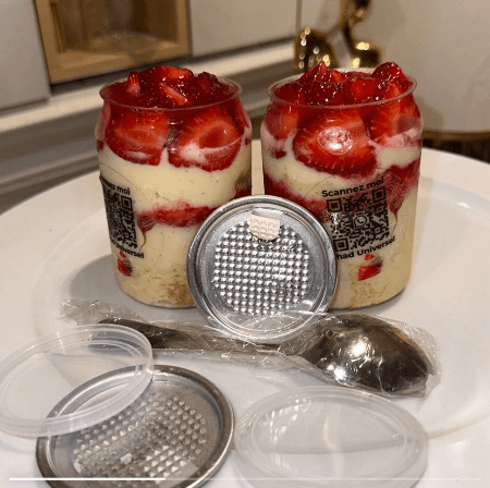 Lot de 2 Fraisiers 250 ML en Canette Réutilisable