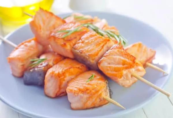 Brochettes Saumon