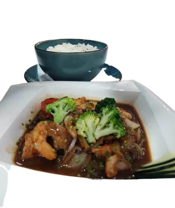 Wok Crevettes