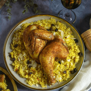 1/2 Poulet Mandi