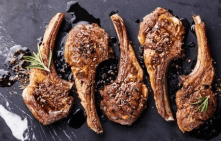 Plat Côtelettes d'Agneau Grillée