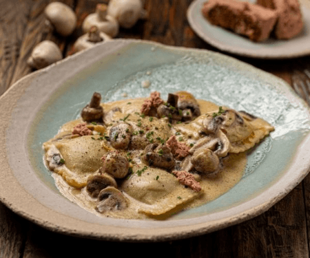 Ravioli (Fromage & Champignons)