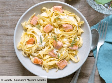 Tagliatelles Saumon Fumé