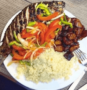 Poisson Braisé Attiéké