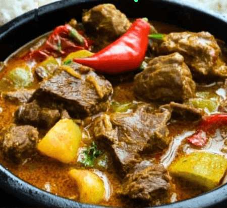 Soupe de chèvre à L'attieké