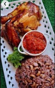 Waakye Au Poulet