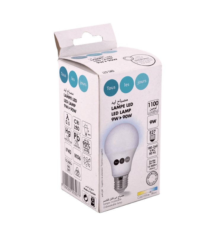 Home Line Lampe Led 9w E27 Blanc