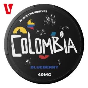 Nicotine pouches - Colombia - 40 MG Blueberry