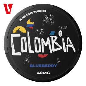 Nicotine pouches - Colombia - 40 MG Blueberry