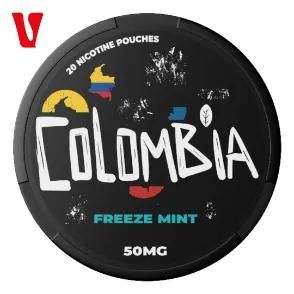 Nicotine pouches - Colombia - 50 MG Freeze Mint