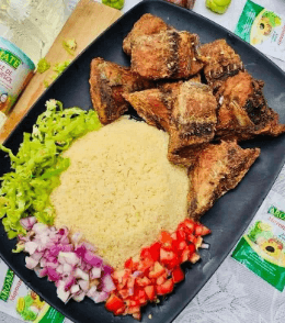 Attiéké Thon Frit (Garba)