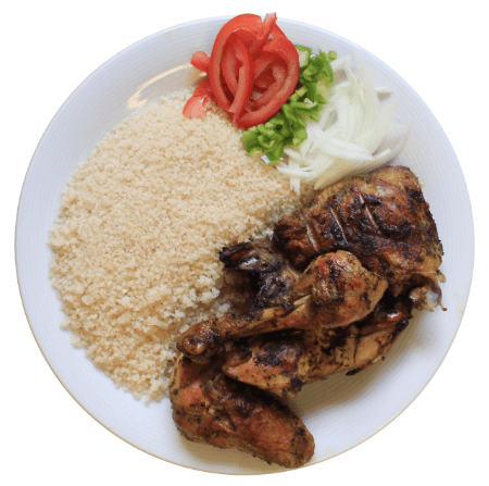 Attieké 1/2 Poulet Braisé