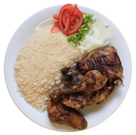 Attieké 1/2 Poulet Braisé