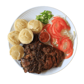 Abolo à la dinde braisée