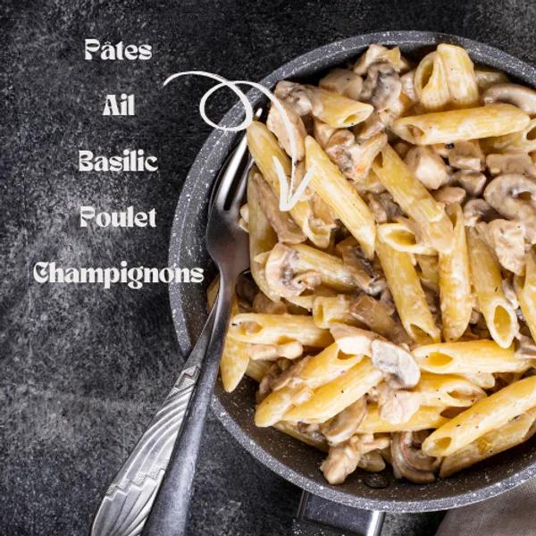 Pâtes Poulet Champignons