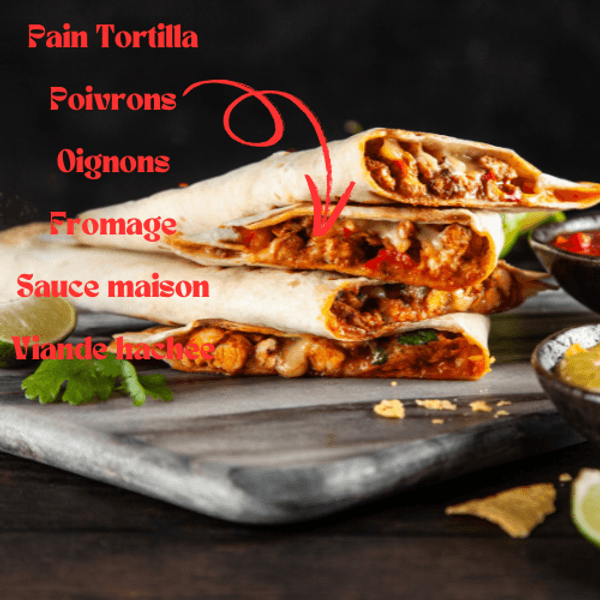 Quesadillas Viande Hachée