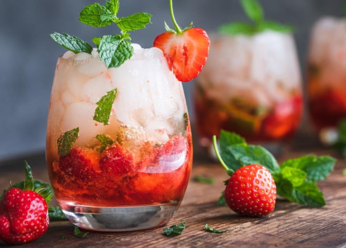 Thé Glacé A La Fraise