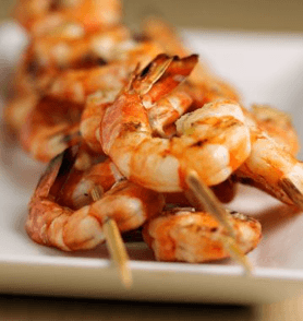 Brochettes Gambas