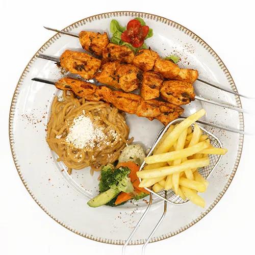 Plat Brochette de Poulet Grillé