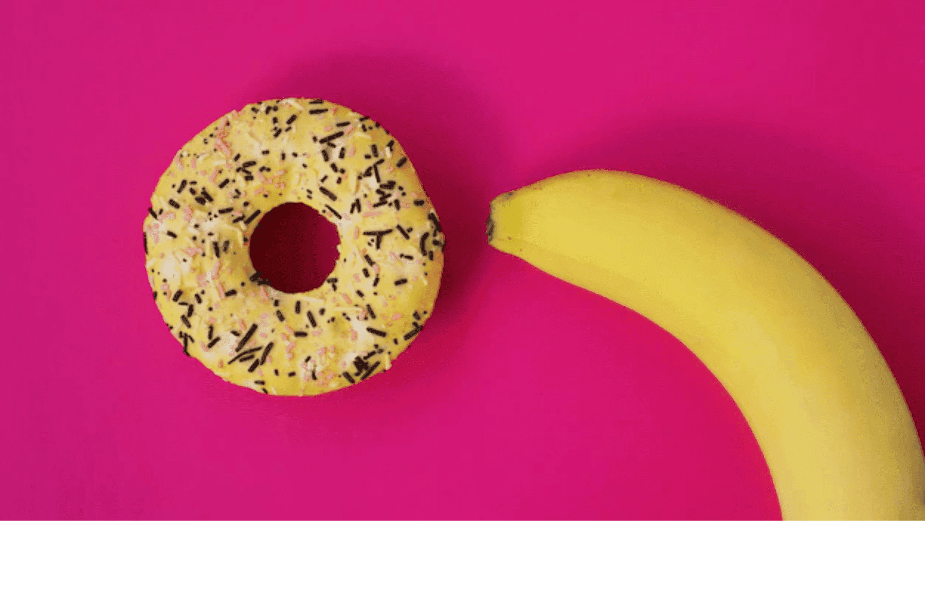 Donut banane