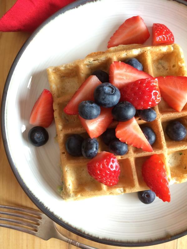 Gaufre au fruits