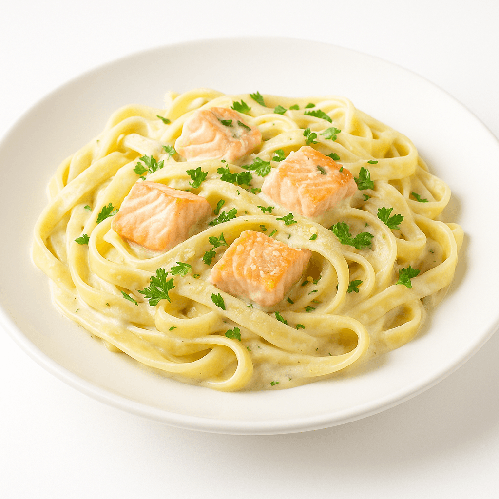 Makarun Alfredo Saumon