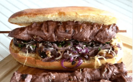 Sandwich Brochettes Viande