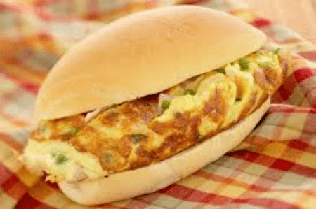 Sandwich Omelette Poulet