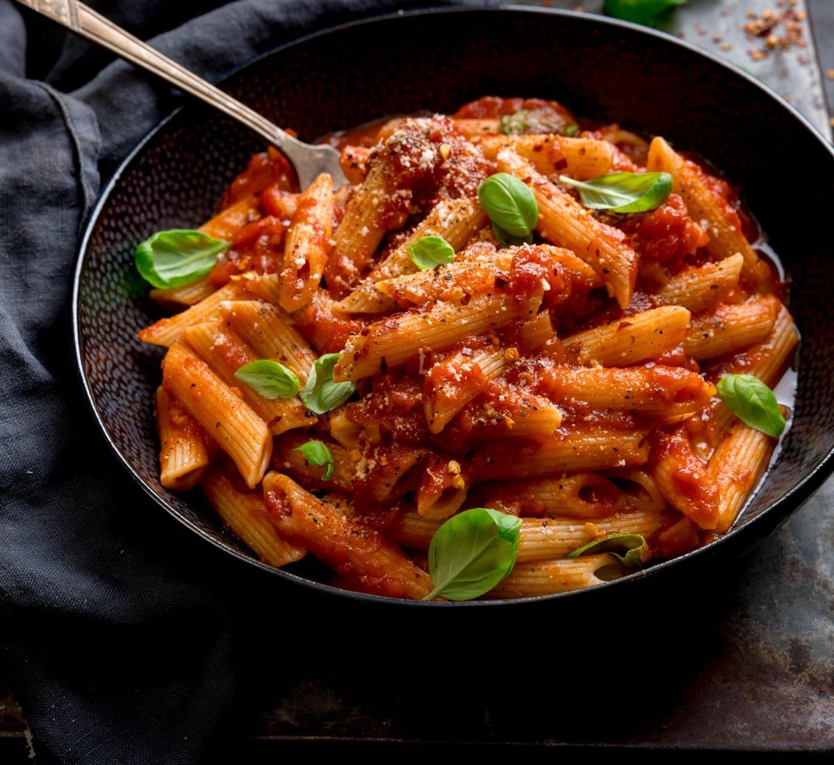Penne à l'arrabiata