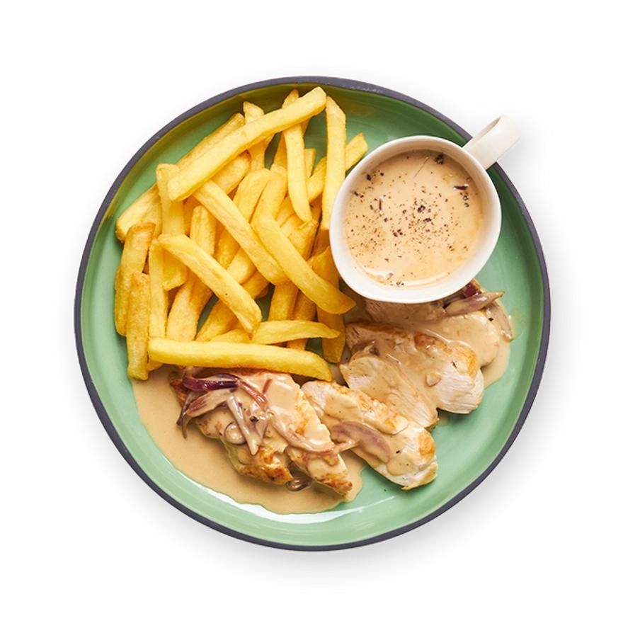 Emincé de Poulet Sauce Champignon