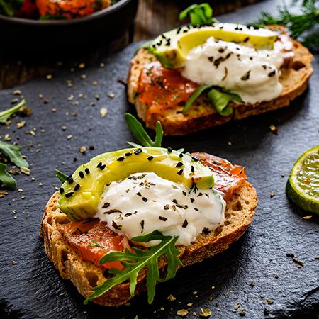 Bruschetta Saumon Avocat