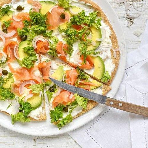 Pizza Complète Avocat Saumon